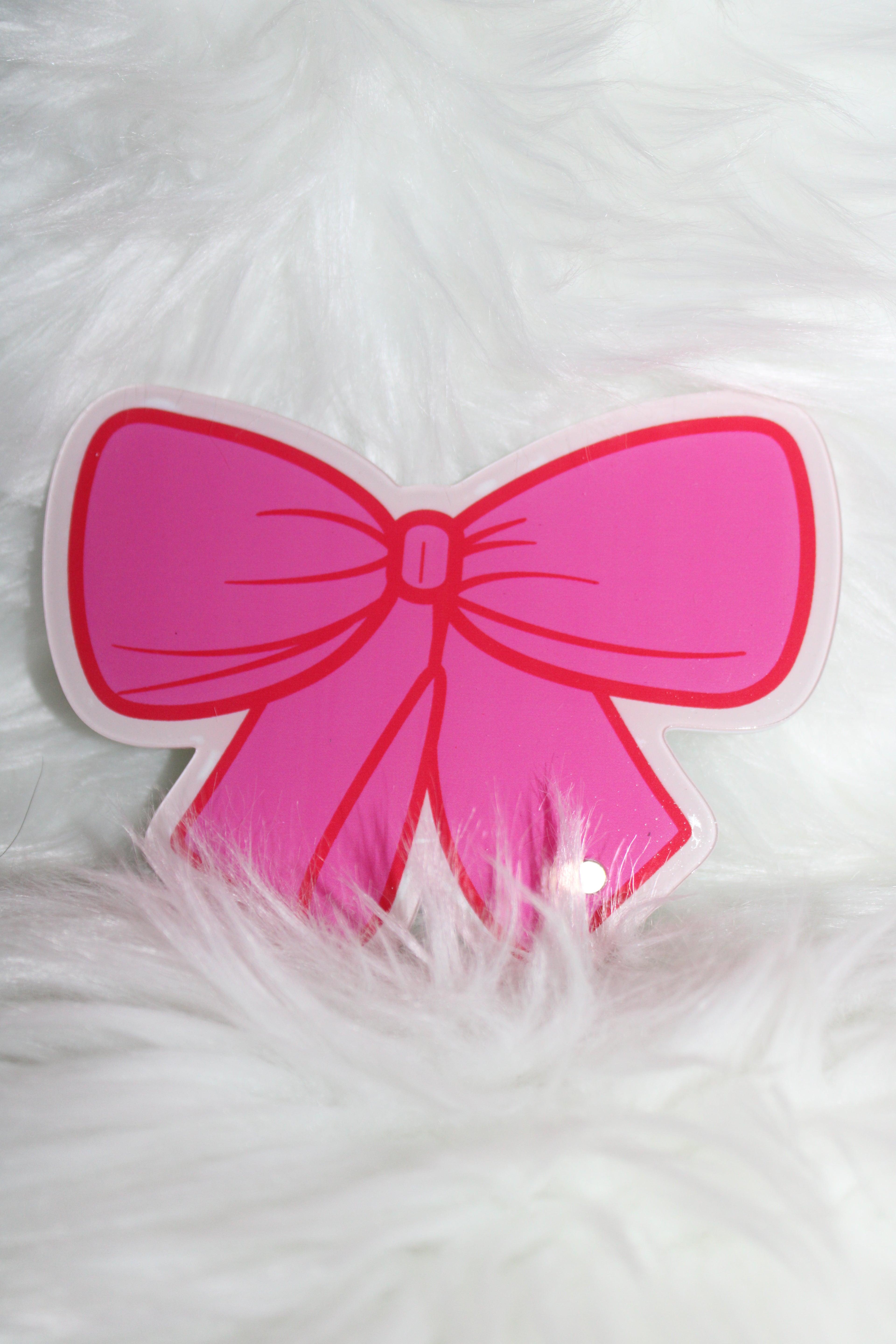 Pink Bow Lash Tile
