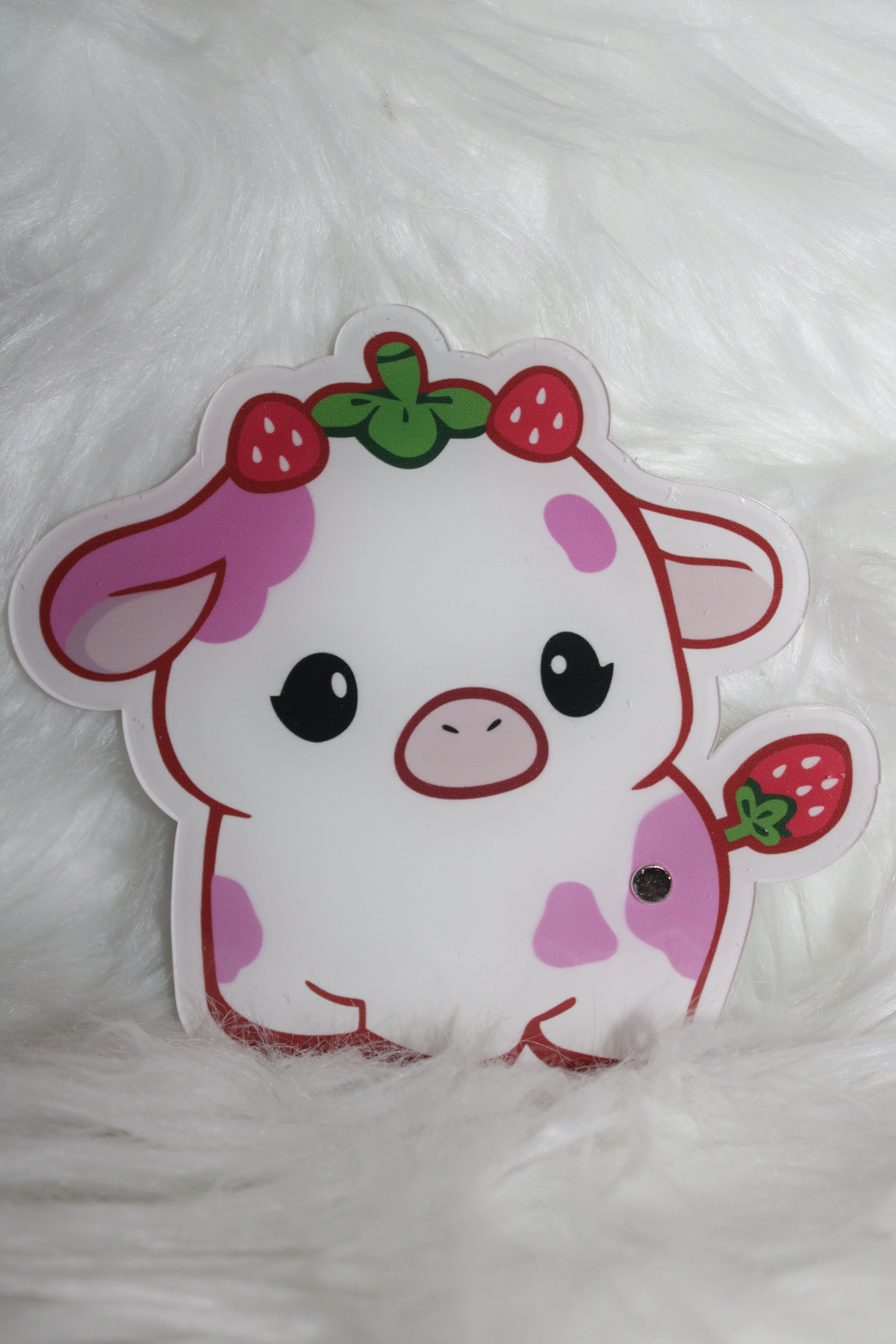 Pink Cow Lash Tile